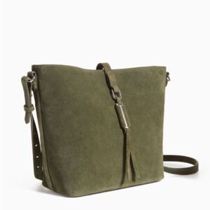 Covet Sunday Bag - Olive Suede Stella & Dot